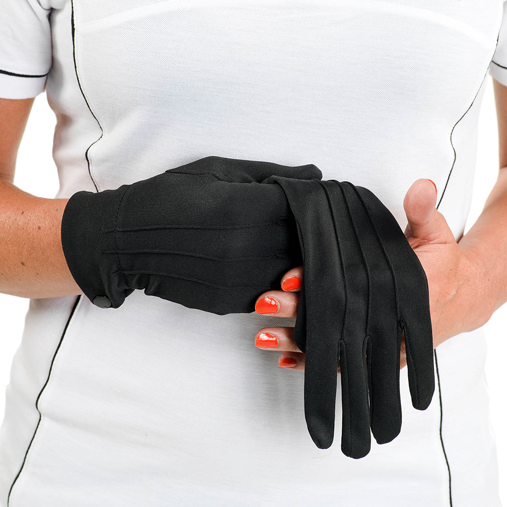 Welltex® Infrarot Wärmetherapie NEU Paar Back on Track Halbhandschuhe m Daumen 