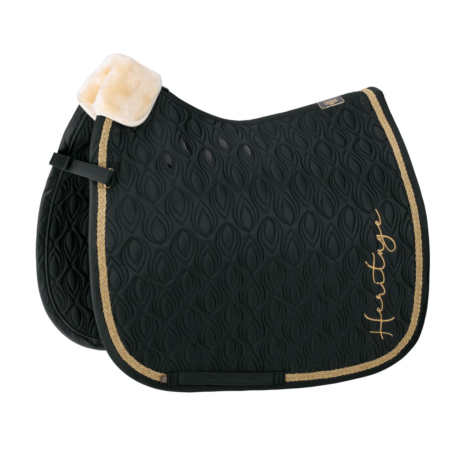Tissu De Selle (schabracke) Eskadron Heritage – Taille DL – Pailleté Bleu – Neuf
