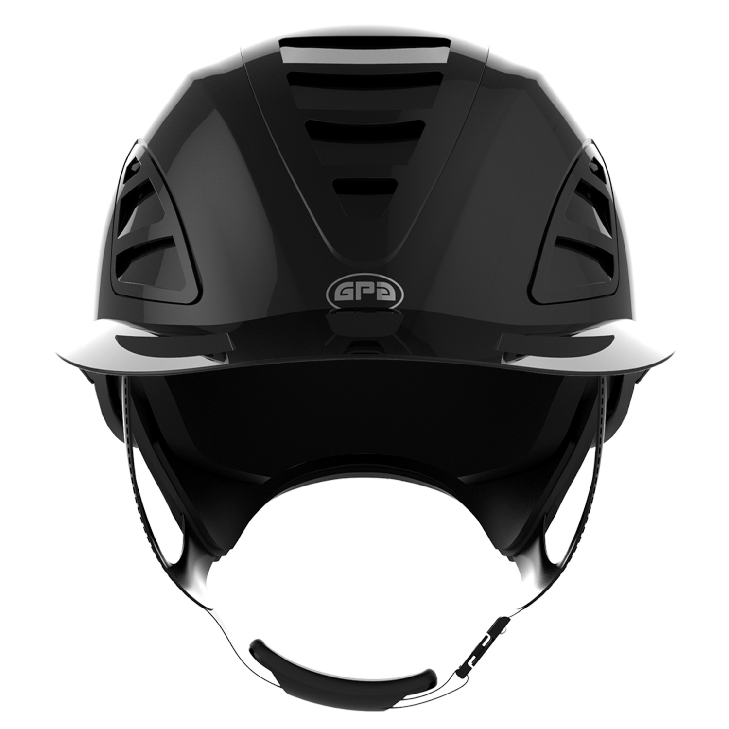 GPA Reithelm 4S First Lady Hybride schwarz glänzend, 53 Horse Shop