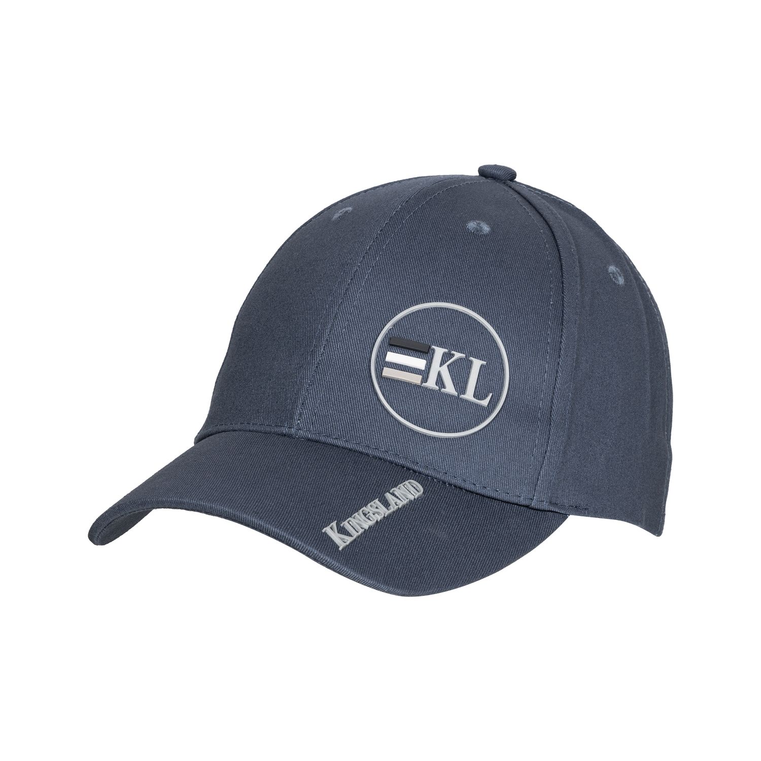 Kingsland Cap - Berretto Baseball Classico In Cotone, Visiera Curva, Colore Blu Navy