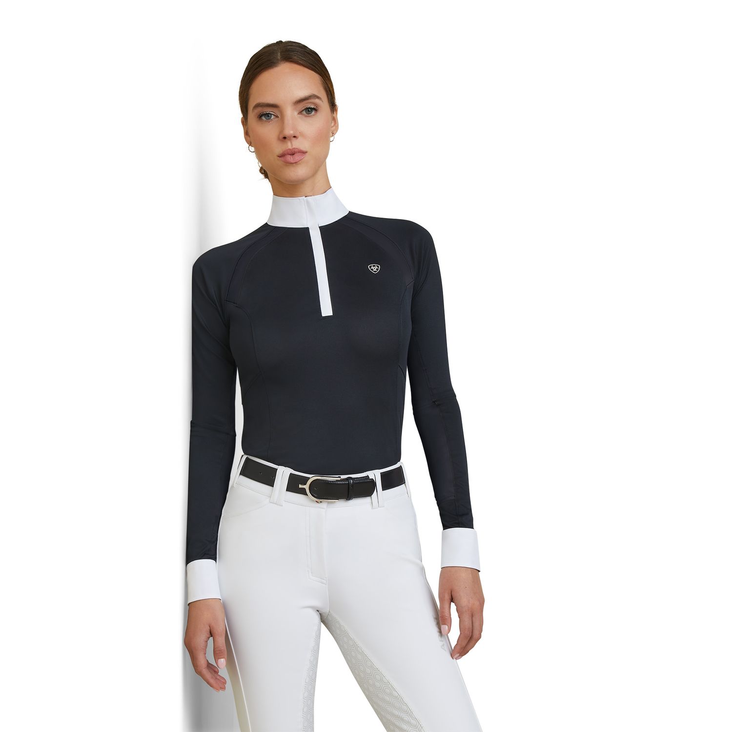 Ariat Tek Sunstopper 2.0 Femme – Marine Taille S – 1/4 Zip – Équitation – Neuf