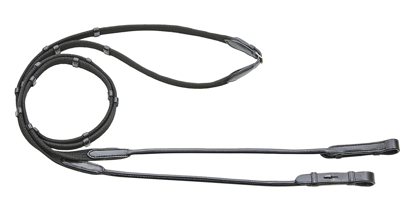 Busse Zügel TIVOLI, Zaumhaken 145, schwarz Horse Shop