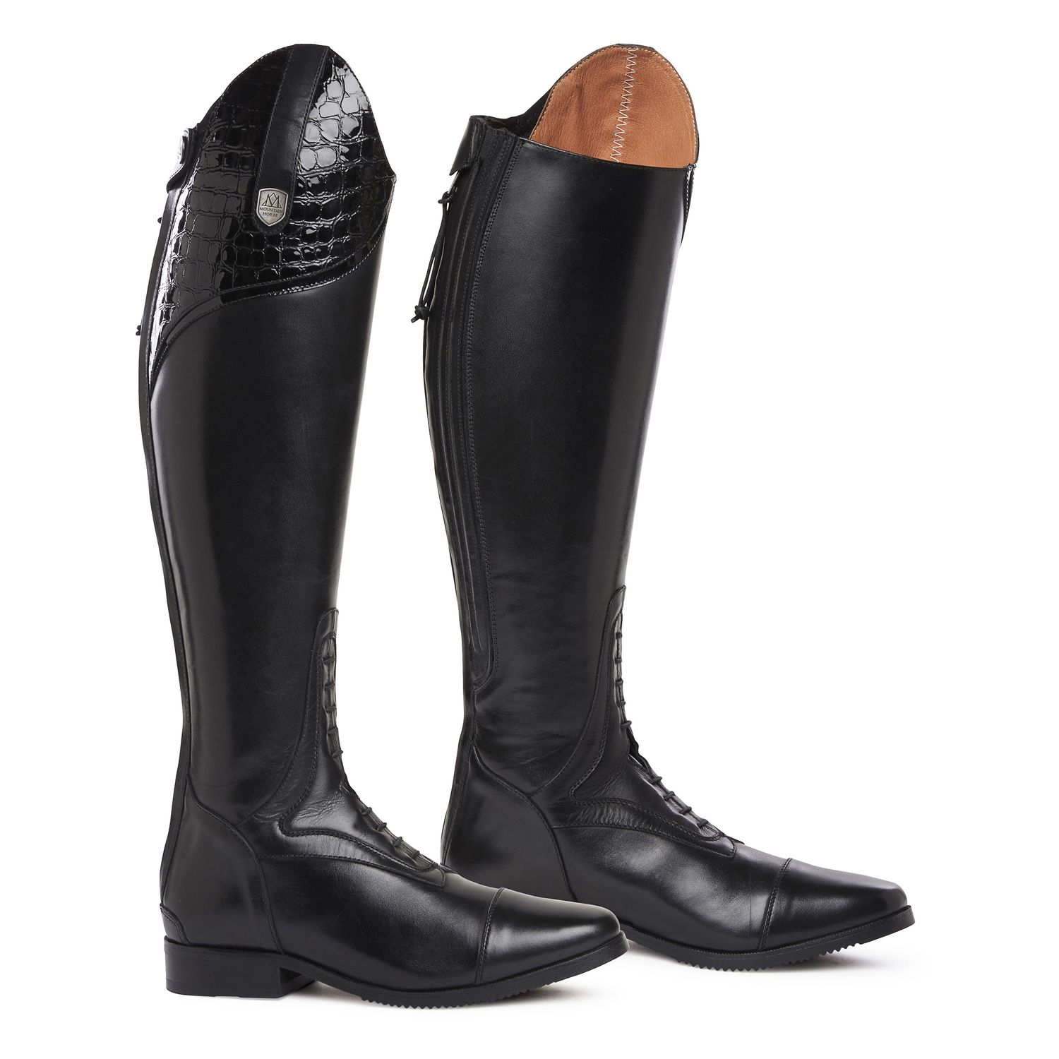 Mountain Horse Sovereign Lux Reitstiefel Damen Black II 37 Kurz 